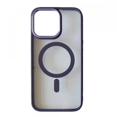 Накладка Crystal Guard MagSafe iPhone 11 Pro Max Темно-фіолетова