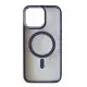 Чохол накладка Crystal Guard MagSafe iPhone 11 Pro Max Темно-фіолетова