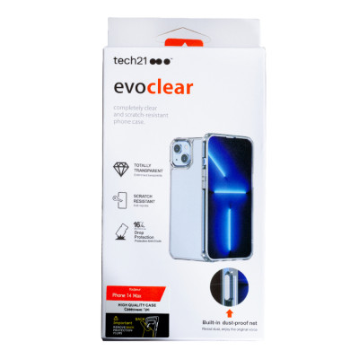Чехол накладка Evo iPhone 14 Plus Прозрачная