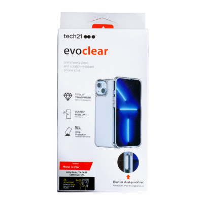 Чехол накладка Evo iPhone 14 Pro Прозрачная