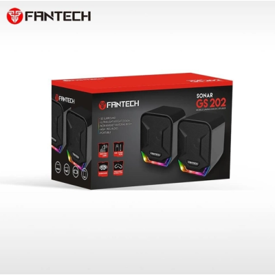 Колонка комп\'ютерна 2.0 Fantech GS202 Sonar Black, Чорна