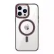 Чохол накладка Crystal Guard MagSafe iPhone 14 Pro Max Темно-фіолетова