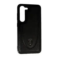 Чехол накладка Puloka Perforation Samsung S23 Ultra (S918) Черная