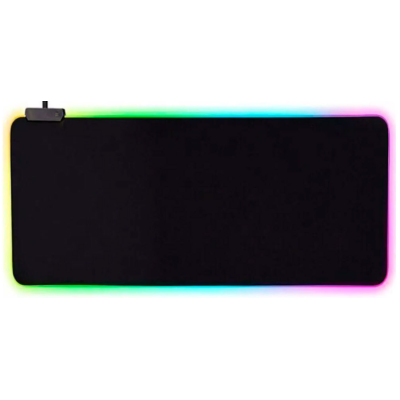 Коврик для мышки RGB-03 (400x900) Black, Чёрный
