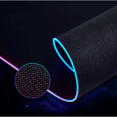 Килимок для миші RGB-03 (400x900) Black, Чорний