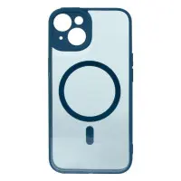 Чехол накладка Baseus Frame MagSafe iPhone 14 Синяя
