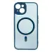 Чехол накладка Baseus Frame MagSafe iPhone 14 Синяя