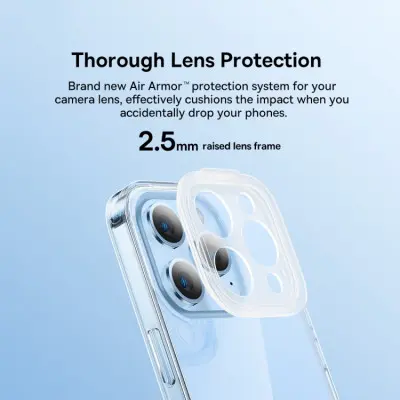 Чехол накладка Baseus Illusion iPhone 14 Pro Max Прозрачная