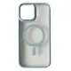 Чохол накладка Crystal Guard MagSafe iPhone 13 Блакитна