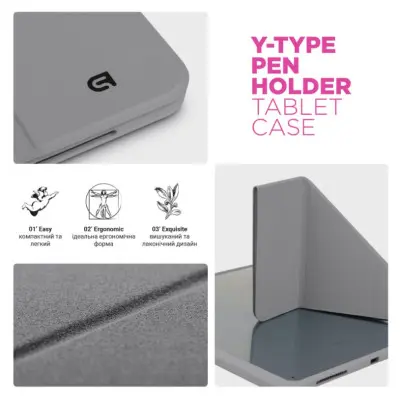 Чохол для планшета Y-Type Xiaomi Redmi Pad 7/Pad 7 Pro Сірий