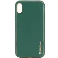 Чохол накладка X-Shield iPhone XR Зелена/ Army Green
