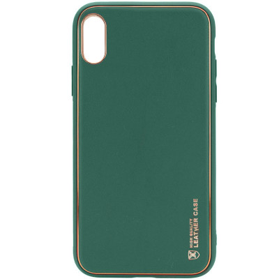 Чохол накладка X-Shield iPhone XR Зелена/ Army Green