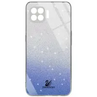 Чехол накладка Swarovski Full OPPO A73 Синяя
