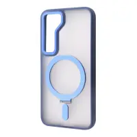 Чехол накладка WAVE Attraction MagSafe Samsung S911 (S23) Синяя