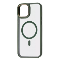 Чехол накладка WAVE Ardor MagSafe iPhone 15 Plus Зеленая