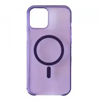 Чехол накладка Purple Case Orig MagSafe 14 Pro Max Фиолетовая