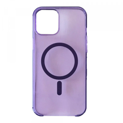 Чехол накладка Purple Case Orig MagSafe 14 Pro Max Фиолетовая