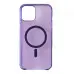 Чехол накладка Purple Case Orig MagSafe 14 Pro Max Фиолетовая