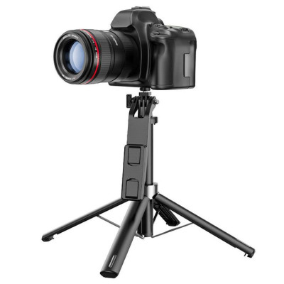 Монопод Bluetooth Tripod Hoco K21 Black, Чёрный