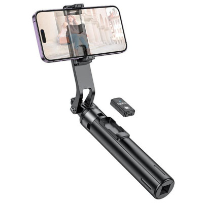 Монопод Bluetooth Tripod Hoco K21 Black, Чёрный