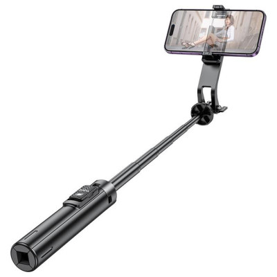 Монопод Bluetooth Tripod Hoco K21 Black, Чёрный