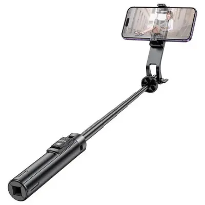 Монопод Bluetooth Tripod Hoco K21 Black, Чорний