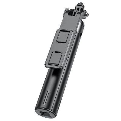 Монопод Bluetooth Tripod Hoco K21 Black, Чёрный
