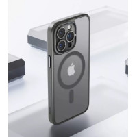 Чехол накладка Rock Guard MagSafe iPhone 16 Pro Max Сіра (Antidrop Lens) Titanium Чехол накладка Rock Guard MagSafe iPhone 16 Pro Max Сіра (Antidrop Lens) Titanium