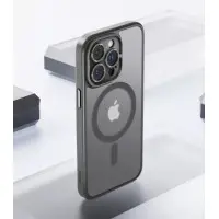 Чохол накладка Rock Guard MagSafe iPhone 16 Pro Max Сіра (Antidrop Lens) Titanium