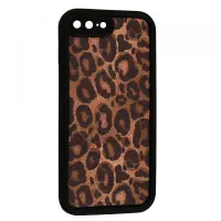 Чехол Накладка Leopard iPhone 7+ Черная