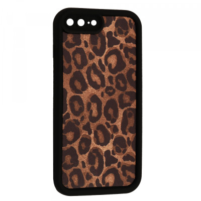 Чохол Накладка Leopard iPhone 7+ Чорна