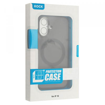 Чохол накладка Rock Matte MagSafe iPhone 16 Сіра
