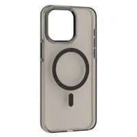 Чохол Накладка Silver Shield MagSafe iPhone 15 Pro Max Чорна