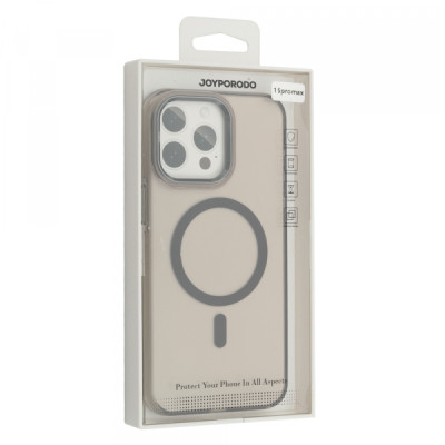 Чехол накладка Silver Shield MagSafe iPhone 15 Pro Max Черная