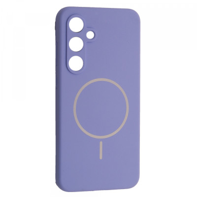 Чохол накладка HC MagSafe (AA) No Logo Samsung S721 (S24 FE) Бузок/ Elegant Purple