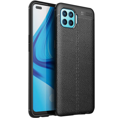 Чохол накладка Імітація Шкіри OPPO A73 Чорна