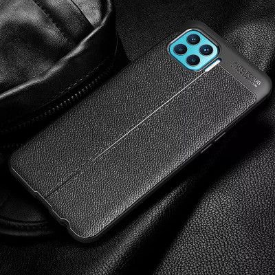 Чохол накладка Імітація Шкіри OPPO A73 Чорна