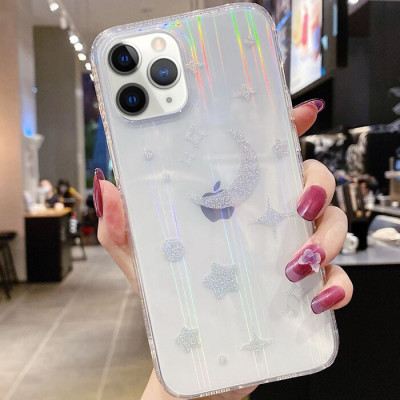 Чехол накладка Aurora Space iPhone 11 Pro Max Луна