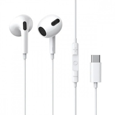 Проводные наушники гарнитура Baseus Encok CZ19 Type-C, Белые