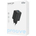 Сетевое зарядное устройство Proove Pocket Gan 45W PD+USB Black, Чёрный