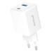Сетевое зарядное устройство Proove Pocket Gan 45W PD+USB, Белый