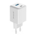 Сетевое зарядное устройство Proove Pocket Gan 45W PD+USB, Белый