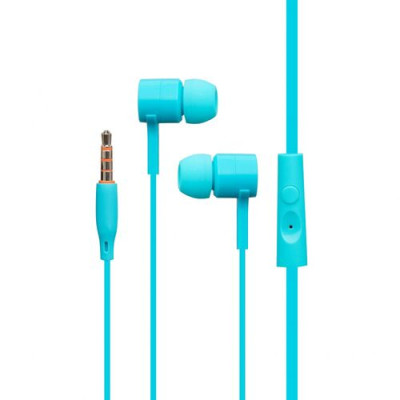 Провідні вакуумні навушники-гарнітура Celebrat SKY-1 Blue, синій