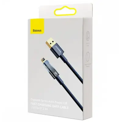 Кабель дата Baseus Explorer USB Type A - Lightning 1м Синий