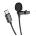 Мікрофон петличний Hoco L14 Type-C 2м Black, Чорний Мікрофон петличний Hoco L14 Type-C 2м Black, Чорний