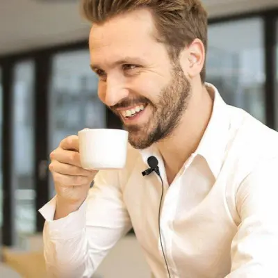 Мікрофон петличний Hoco L14 Type-C 2м Black, Чорний Мікрофон петличний Hoco L14 Type-C 2м Black, Чорний