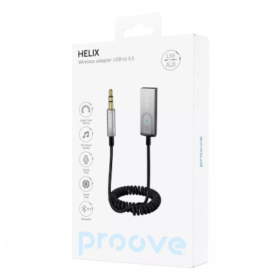 BT Adapter Helix AUX/USB/mic Чёрный