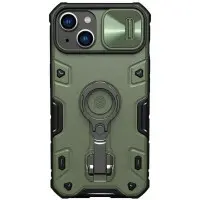 Чехол накладка Nillkin Camshield Armor iPhone 13/ iPhone 14 Зеленая