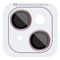 Защитное стекло на камеру Metal iPhone 15/15 Plus Розовое Защитное стекло на камеру Metal iPhone 15/15 Plus Розовое