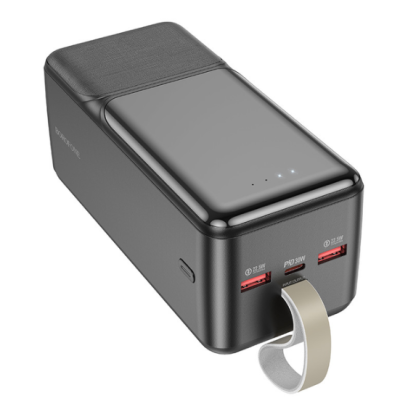 Универсальная мобильная батарея ПовербанкBorofone BJ33D PD30W 50000mAh Чорний